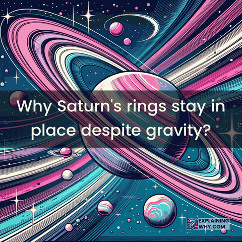 Rings Of Saturn Gravity GIF by ExplainingWhy.com