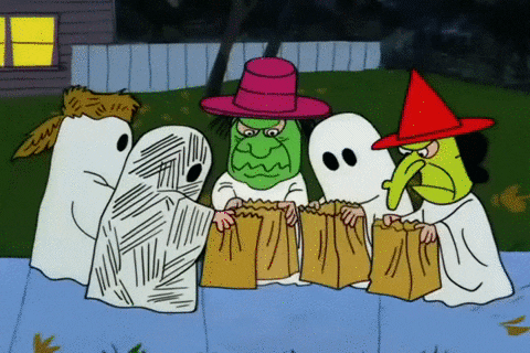 Trick Or Treat Halloween GIF by Peanuts - Find & Share on GIPHY
