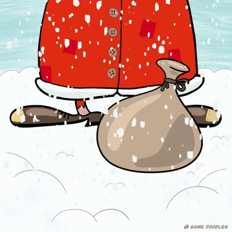 Merry Christmas GIF by Some Doodles