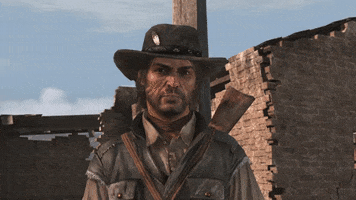 Red Dead Redemption Idk GIF by Rockstar Games
