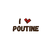 Food Frites Sticker by POUTINEBROS