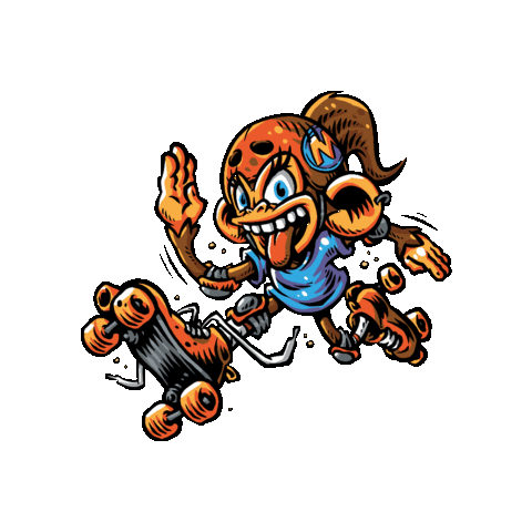 Monkey Energy Drinks Sticker