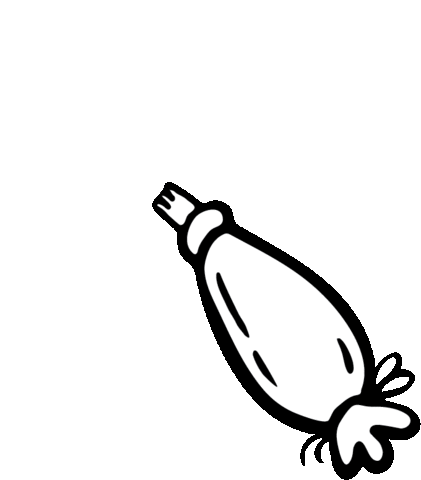 Cream Pipe Sticker
