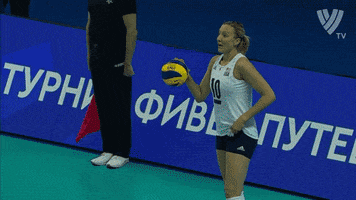 Serve Lets Go GIF by Volleyball World