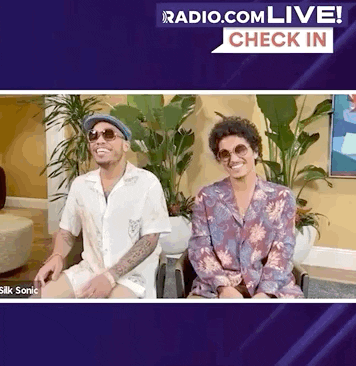 Bruno Mars Laughing GIF by Audacy
