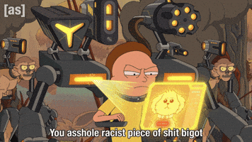 Bigot Yelling GIF by Adult Swim