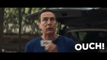 FamilyCampMovie done ouch back chiropractic GIF