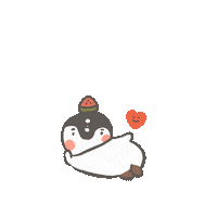 Penguin Love Sticker