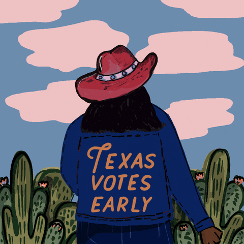 Vote Early Lone Star GIF by #GoVote