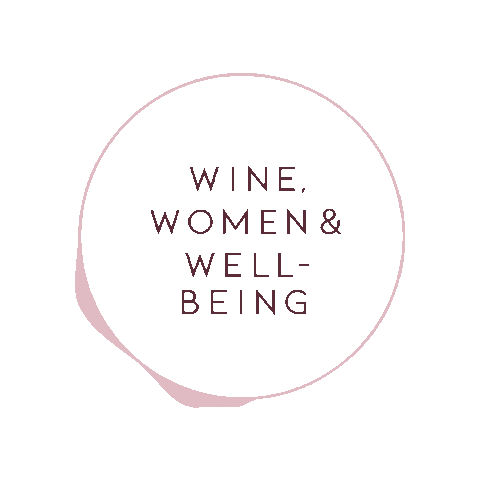 Wine, Women & Well-Being Sticker