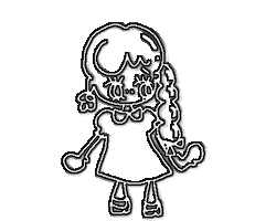 Girl Sticker