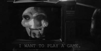 play a game horror GIF