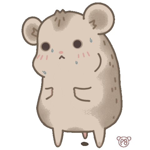 Nervous Poop Sticker