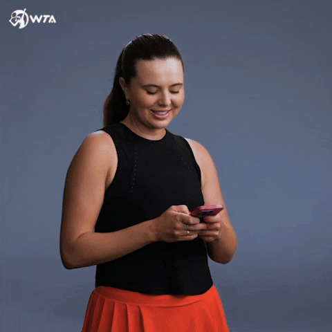 Day Phone GIF by WTA