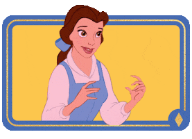 Happy Beauty And The Beast GIF by Disney Princess