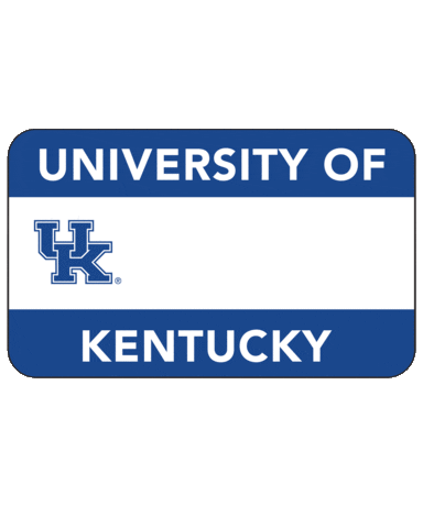 Alumni Name Tag Sticker by University of Kentucky