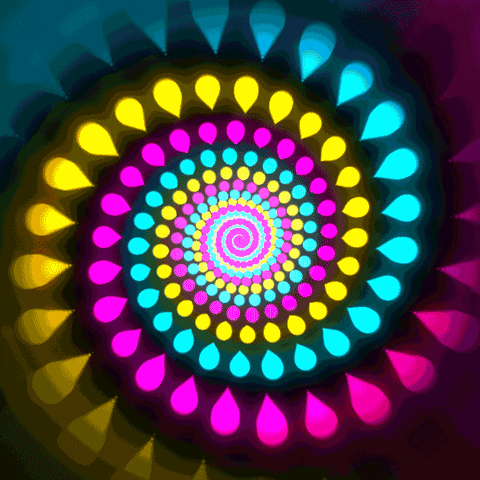 colors spiral GIF