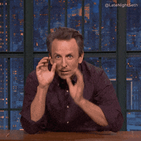 Looking Seth Meyers GIF by Late Night with Seth Meyers