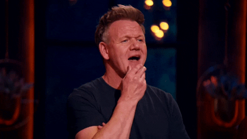 Ponder Gordon Ramsay GIF by Next Level Chef - Find & Share on GIPHY