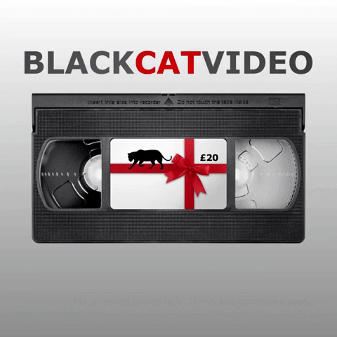 BlackCatVideo animation gift card black cat video video services GIF