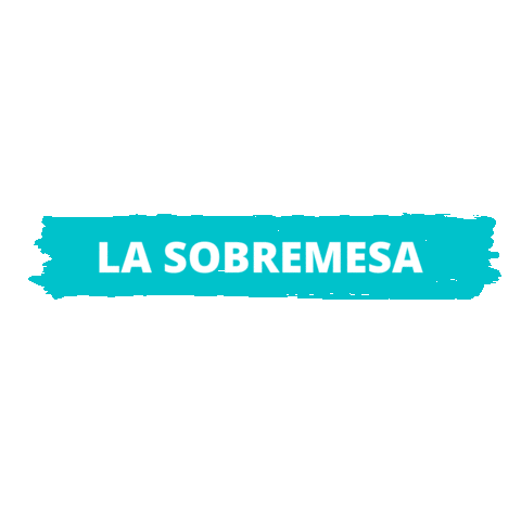 Logo Turquoise Sticker by la sobremesa