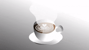 Cafe Latte Coffee GIF by Ricardo Martínez
