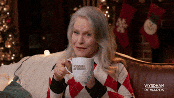 Cheers Rewards GIF by Wyndham Hotels & Resorts