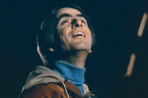 Carl Sagan Space GIF