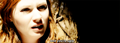 because weird ass eye socket thing