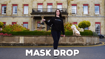 Mask Mic Drop GIF by Rise at Seven