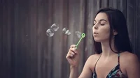 bubbles blow GIF