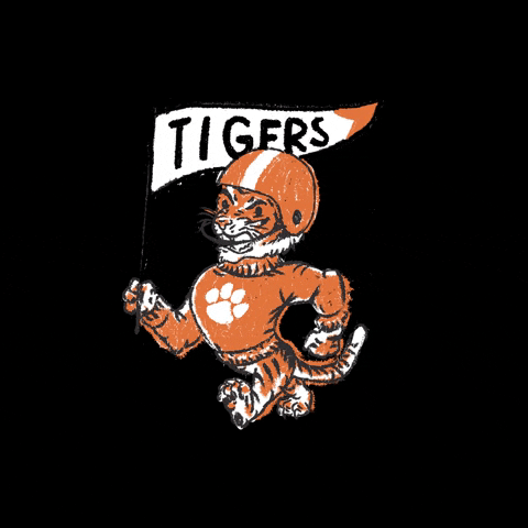 Tigers Clemson GIF by Tigertown Graphics