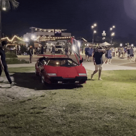 V12 Lamborghini Countach GIF