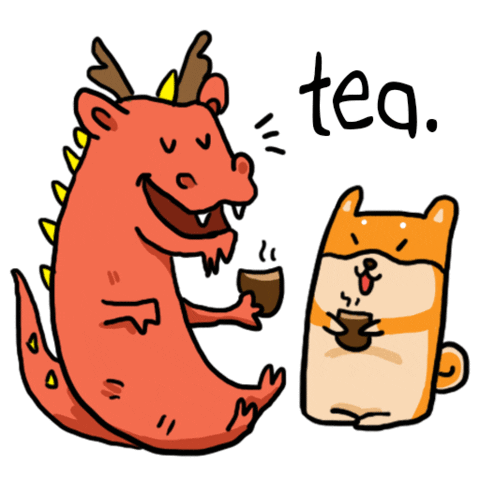 Cat Dog Sticker
