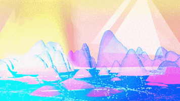 stanybebe beach color video synth euglossine GIF