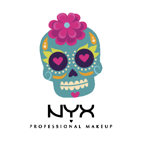 Day Of The Dead Halloween Sticker by NYX Professional Makeup