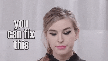 beauty oops GIF by HelloGiggles