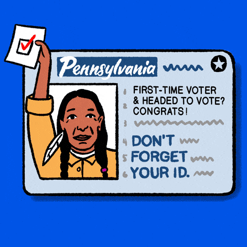 Pennsylvania, headed to vote? Don't forget your ID.