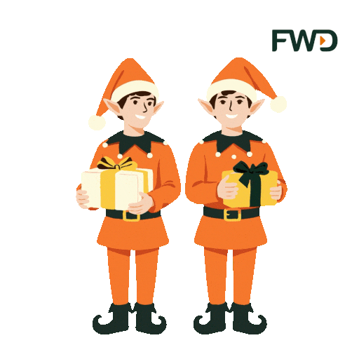 Christmas Elves Sticker by FWD Insurance