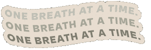 Breathe Deep Breath Sticker by Bali Breathwork