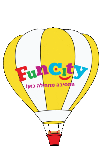Delivery Air Balloon Sticker by fun city
