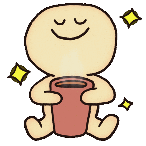 Happy Coffee Sticker by Kinda Great