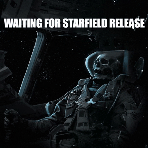 Starfield Star Space Astronaut Dead Wait GIF