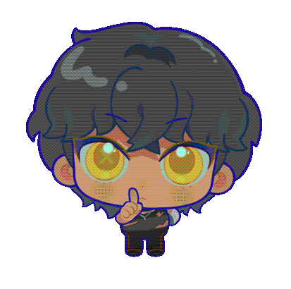 Pop Up Wink Sticker by Silent Whispers