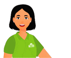 The Metro Stores Sticker