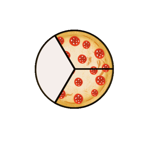 Pizza Fraction Sticker