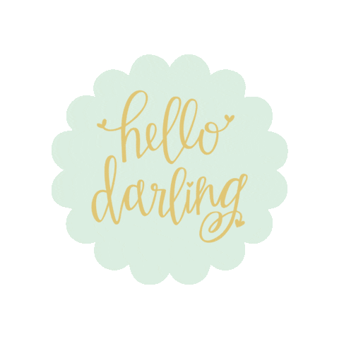 Hello Darling Sticker