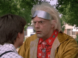 Doc Brown Thinking GIF by Back to the Future Trilogy