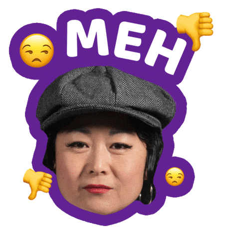 Meh Sticker