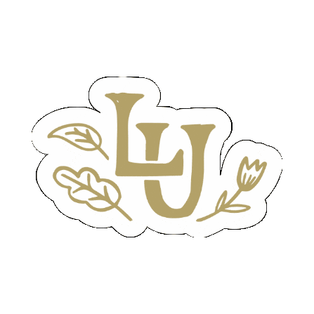 Black And Gold Lions Sticker by Lindenwood University